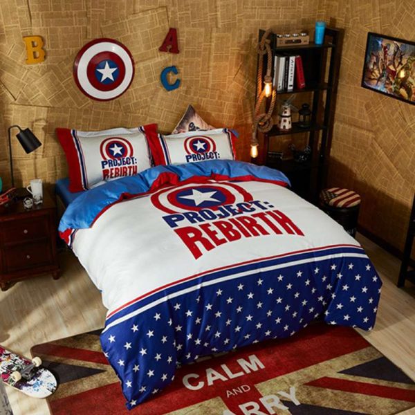 Marvel Avengers Captain America Civil War Bedding Set Twin Queen Size