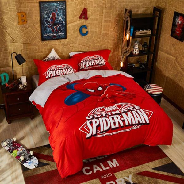 Marvel Ultimate Spider Man Bed in a Bag Twin Queen Size Set