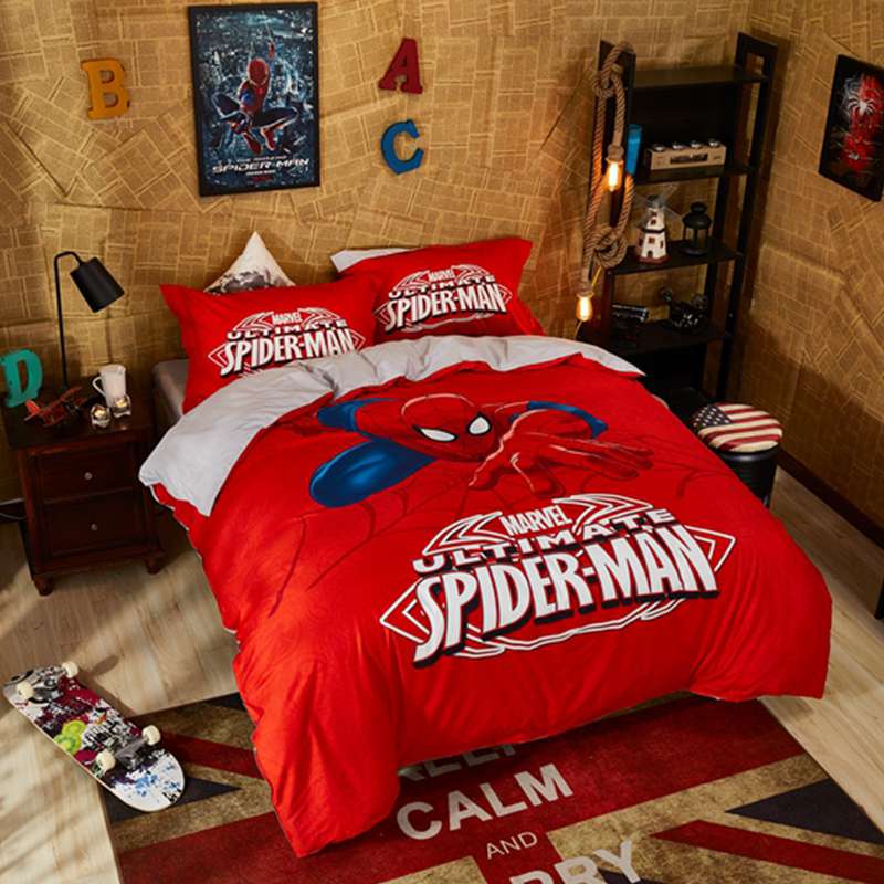 spiderman sheet set twin