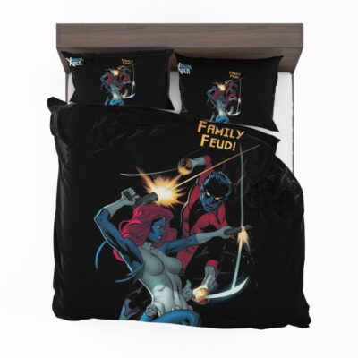 Nightcrawler and Mystique Amazing X-Men Bedding Set