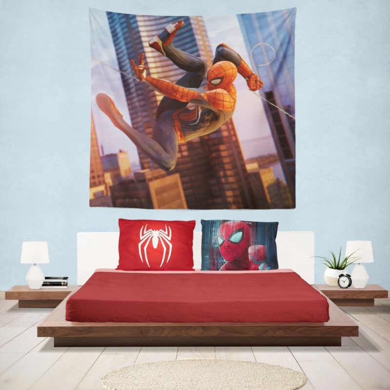 Spider-Man Fictional Super Hero Hanging Wall Tapestry