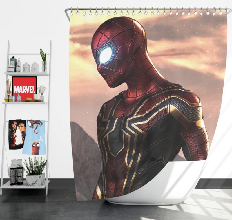 Spider-Man Iron Spider Marvel Avengers Infinity War Shower Curtain