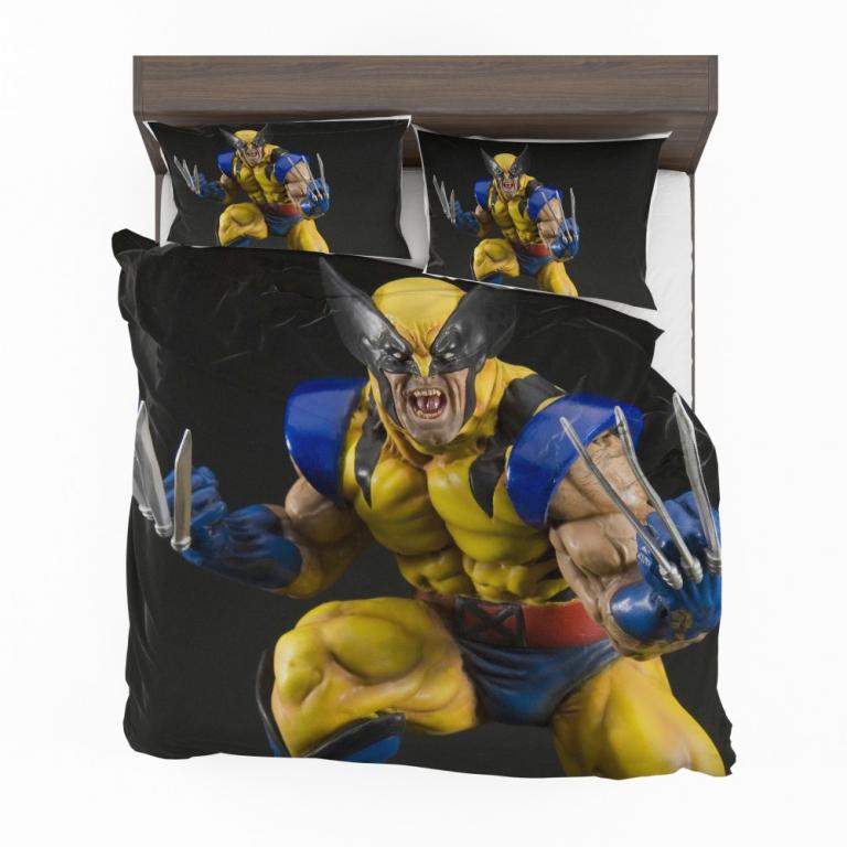 Wolverine X Men Figurine Marvel Comics Bedding Set