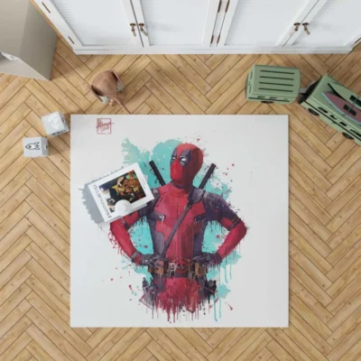 Deadpool Artwork RUG Floor Rug