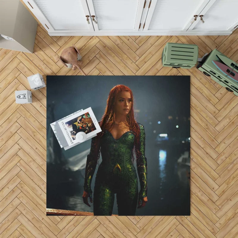 Aquaman Comics: Explore Mera Story Floor Rug