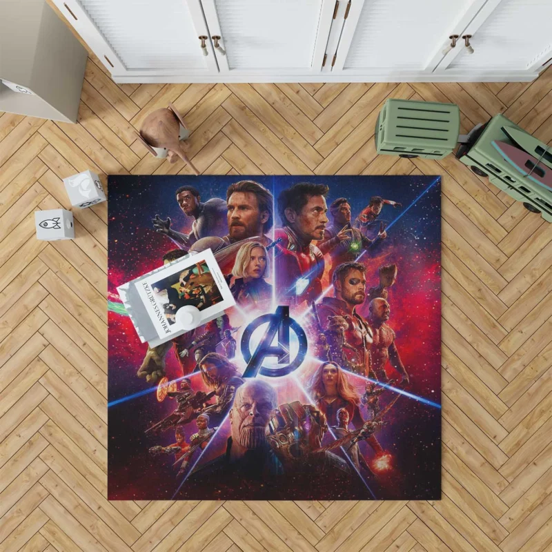Avengers: Infinity War - The Ultimate Superhero Clash Floor Rug