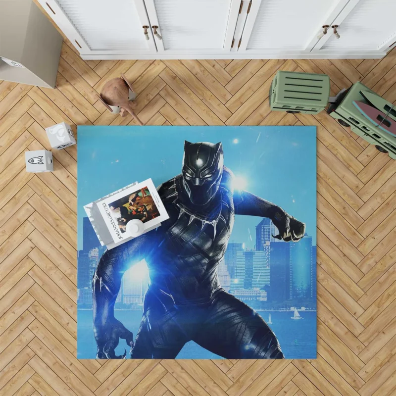 Black Panther: TChalla Marvel Journey Floor Rug