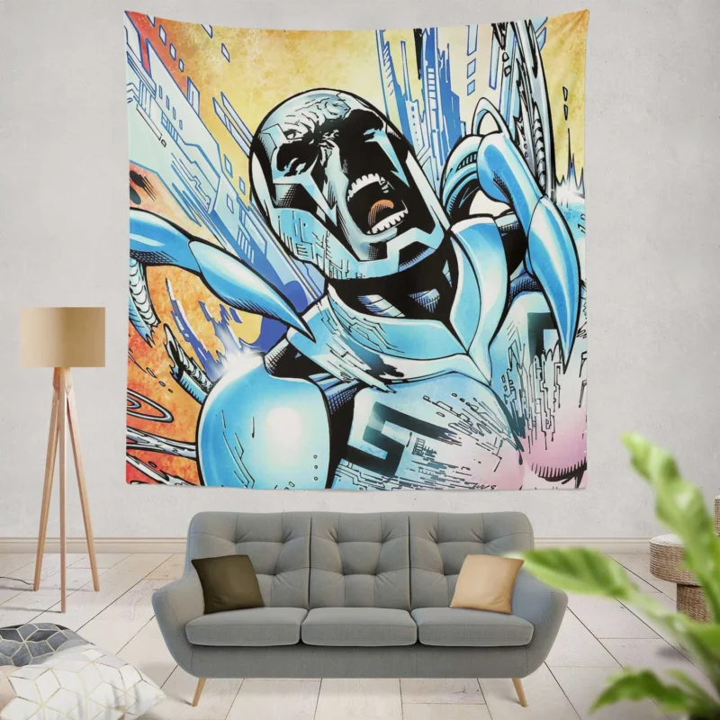 Blue Beetle (DC Comics): A Hero Tale  Wall Tapestry