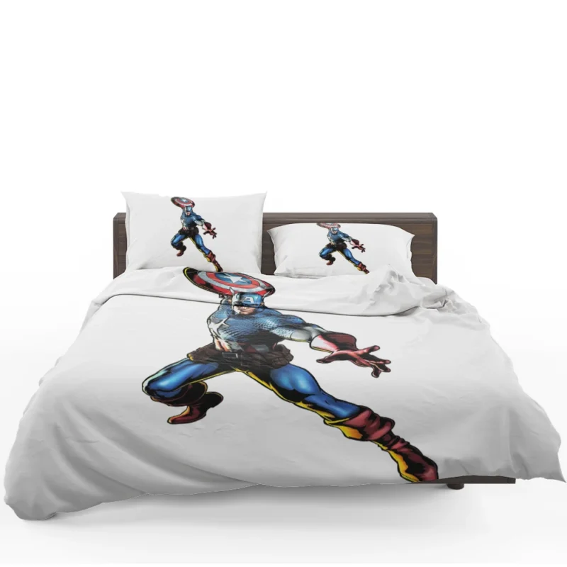 Captain America: A Symbol of Heroism Bedding Set