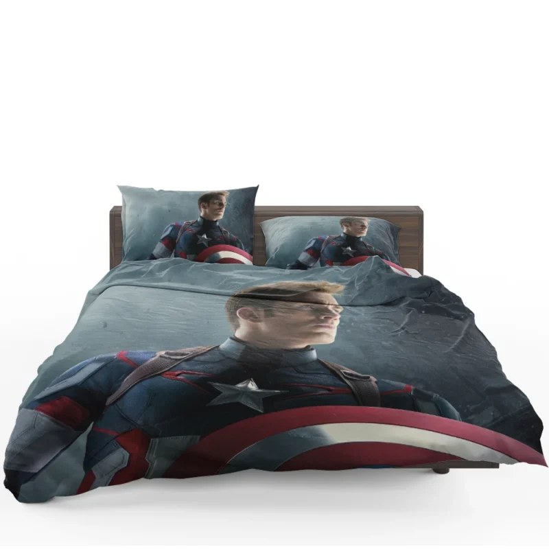 Captain America Leads in Avengers: Age of Ultron Bedding Set