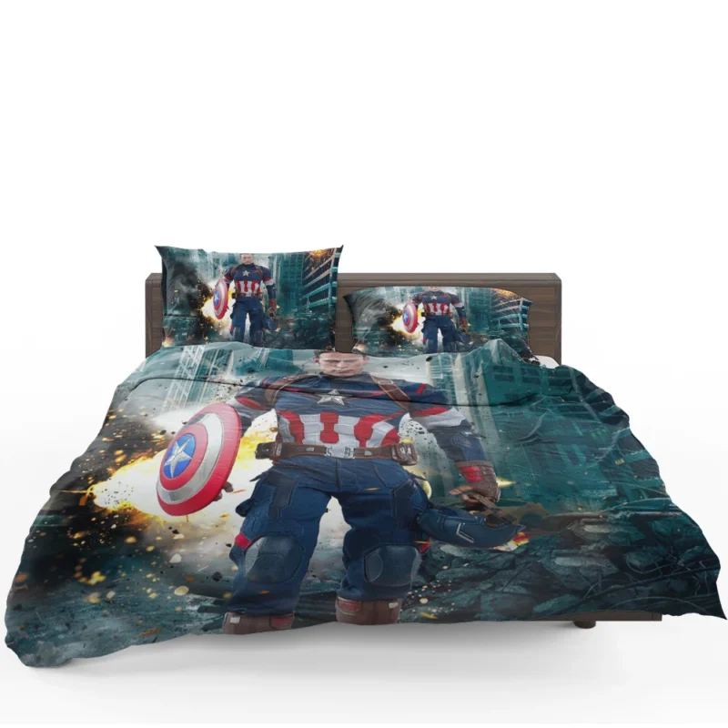 Captain America in The Avengers: Collectible Hot Toys Bedding Set