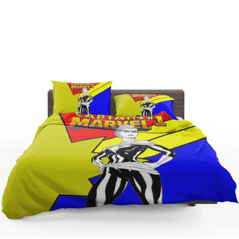 Captain Marvel Comics: Carol Danvers Heroics Bedding Set