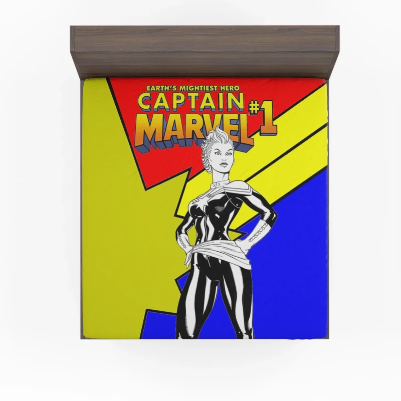 Captain Marvel Comics: Carol Danvers Heroics Fitted Sheet