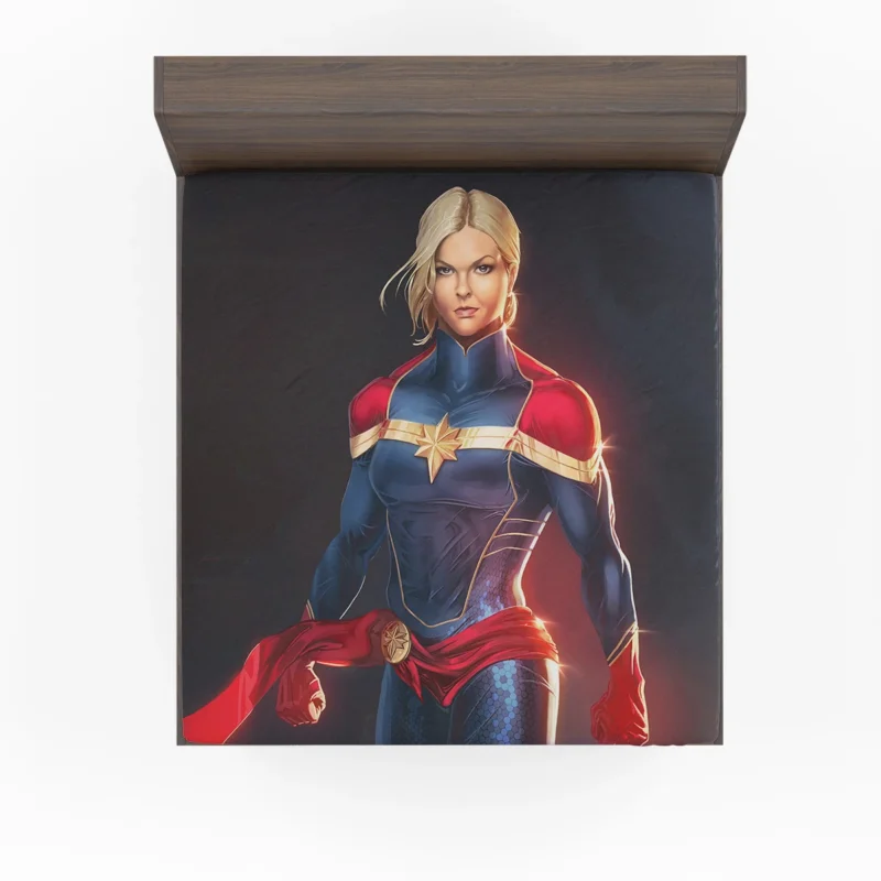 Captain Marvel Comics: Marvel Cosmic Defender Fitted Sheet