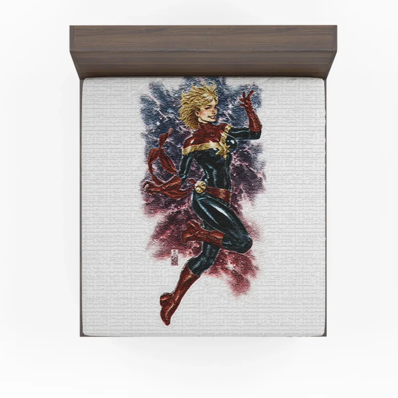 Captain Marvel: Marvel Cosmic Superhero Fitted Sheet