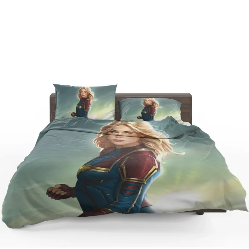 Captain Marvel Movie: Brie Larson as Carol Danvers Bedding Set