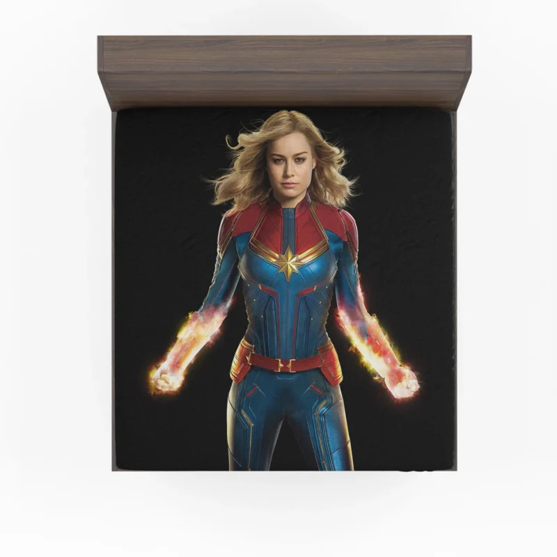 Captain Marvel/Brie Larson: A Marvel Cinematic Hero Fitted Sheet