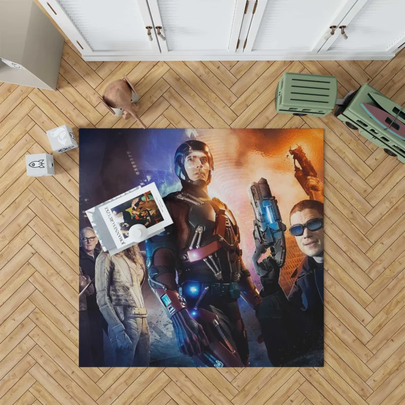 DC Legends Of Tomorrow: The Heroes and Rogues Floor Rug