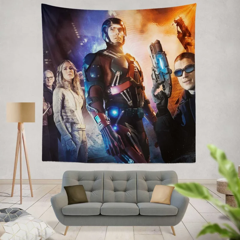 DC Legends Of Tomorrow: The Heroes and Rogues  Wall Tapestry