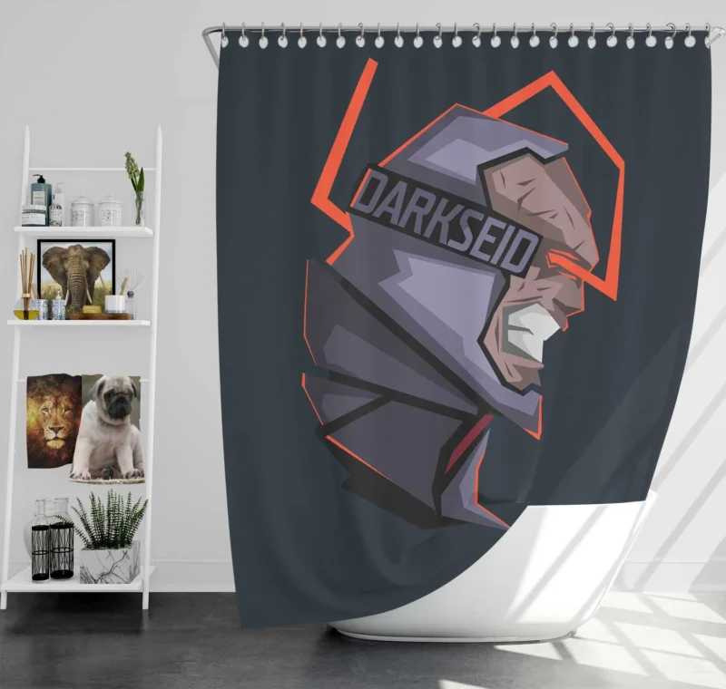 Darkseid Comics: DC Formidable Cosmic Villain Shower Curtain