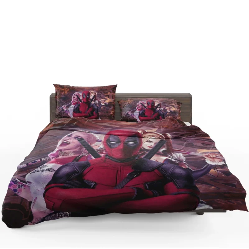 Deadpool Movie: An Explosive Crossover Event Bedding Set