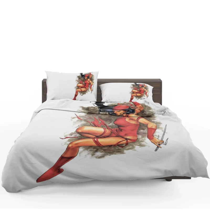 Elektra: Marvel Deadly Assassin in Comics Bedding Set