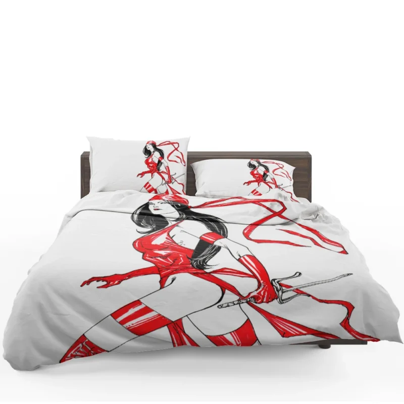 Exploring Elektra Intriguing Comic World Bedding Set