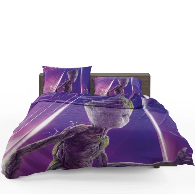 Groot: The Lovable Tree Hero in Avengers: Infinity War Bedding Set