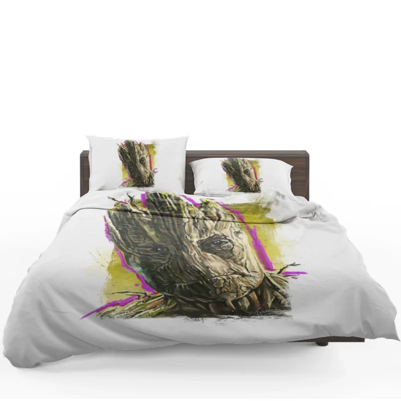 Groot in Comics: Guardians Of The Galaxy Star Bedding Set