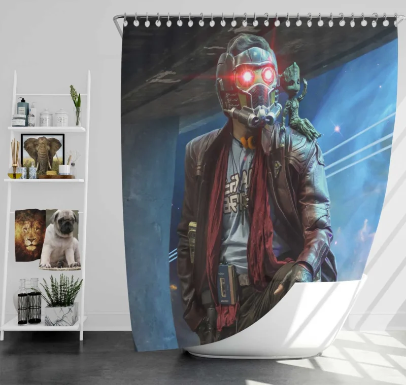 Guardians Of The Galaxy Comics: Star Lord Tale Shower Curtain