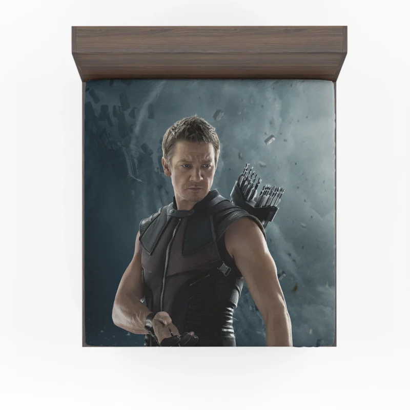 Hawkeye Role in Avengers: Age of Ultron Fitted Sheet