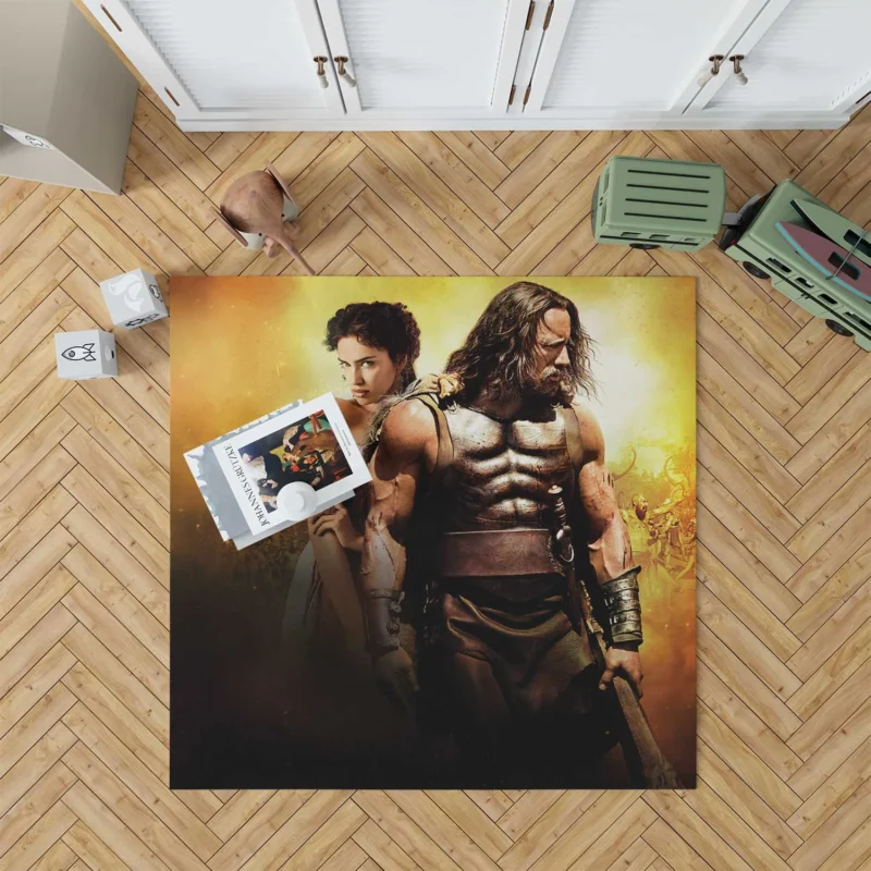 Hercules (2014) Movie: Epic Mythological Tale Floor Rug