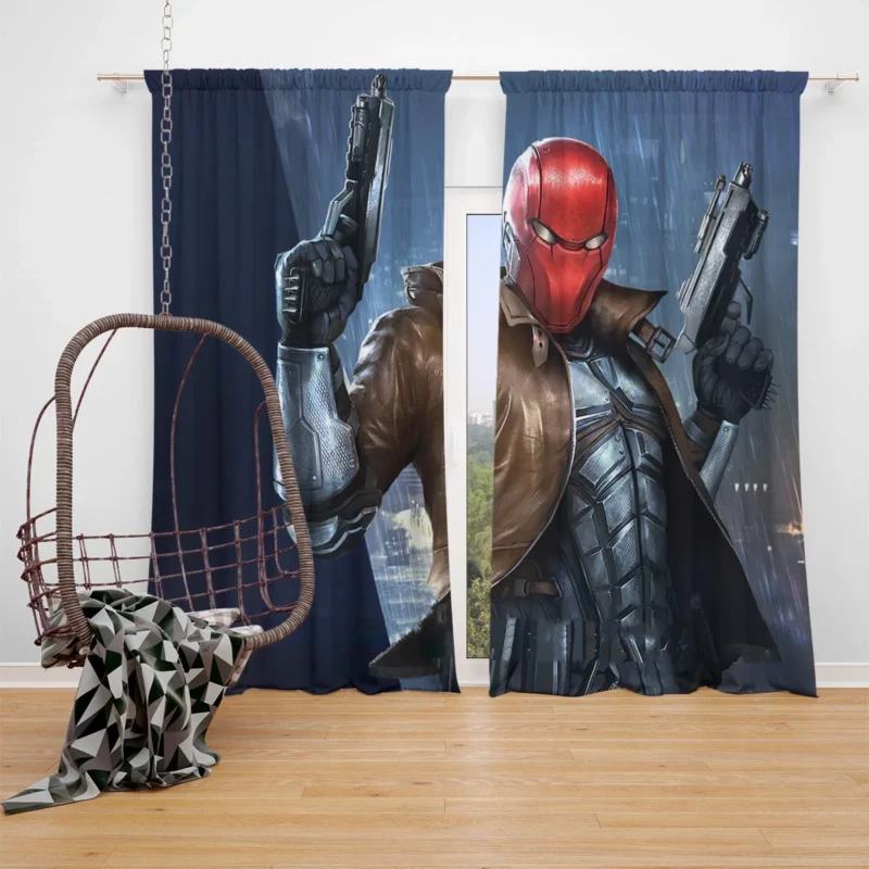 Injustice 2: Red Hood Vigilante Justice Window Curtain