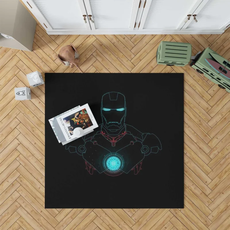 Iron Man Comics: Marvel Icon Floor Rug