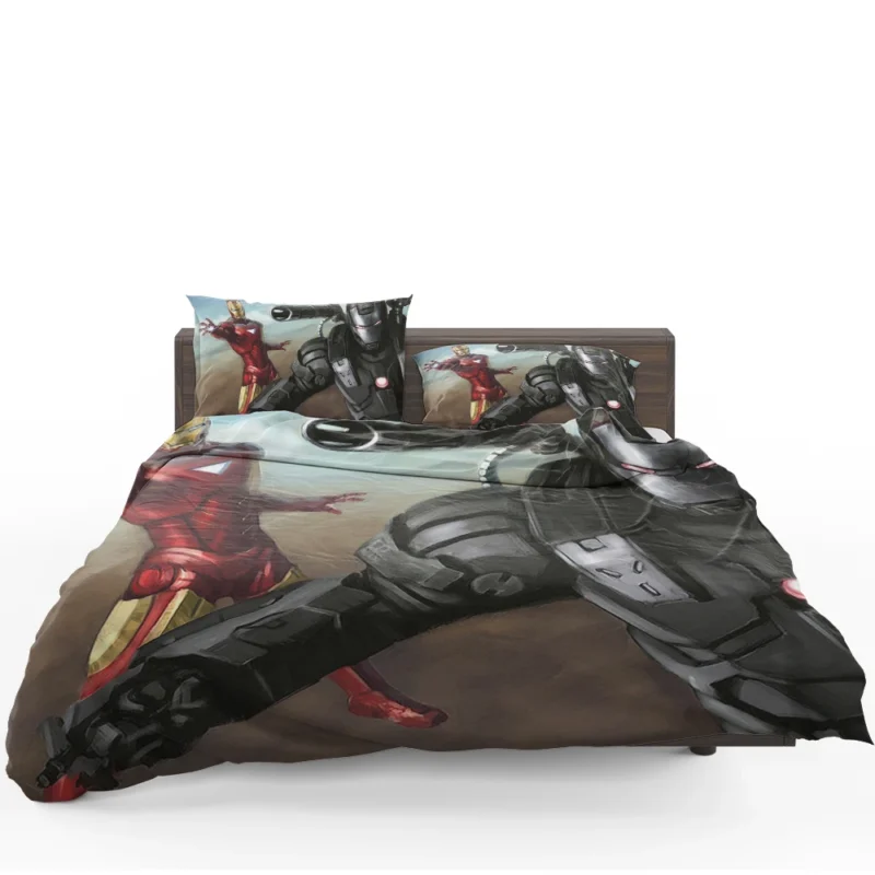 Iron Man Wallpaper: War Machine Arsenal Bedding Set