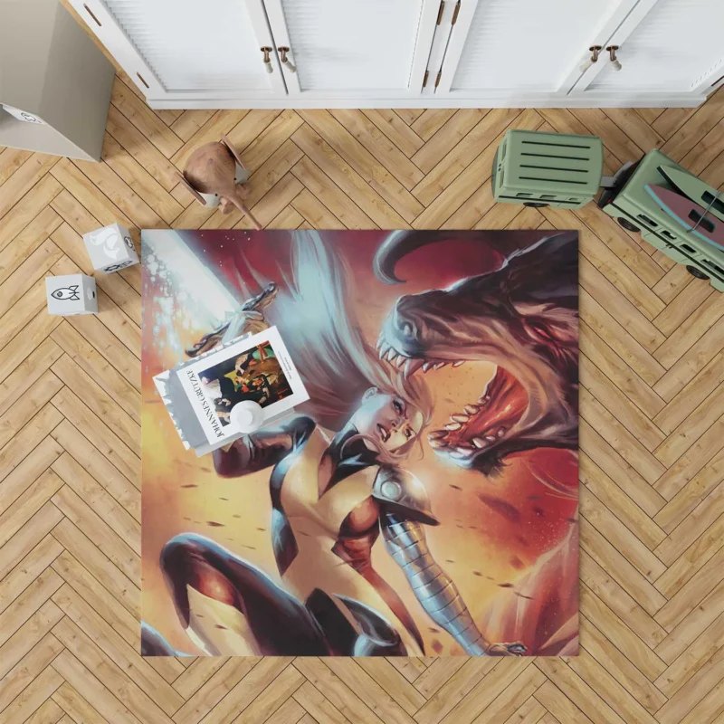 Join the X-Men Adventure with Magik Floor Rug