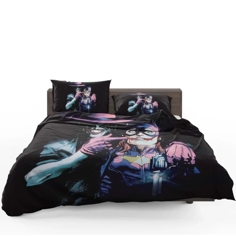 Joker Faceoff with Batgirl in DC Comics Bedding Set