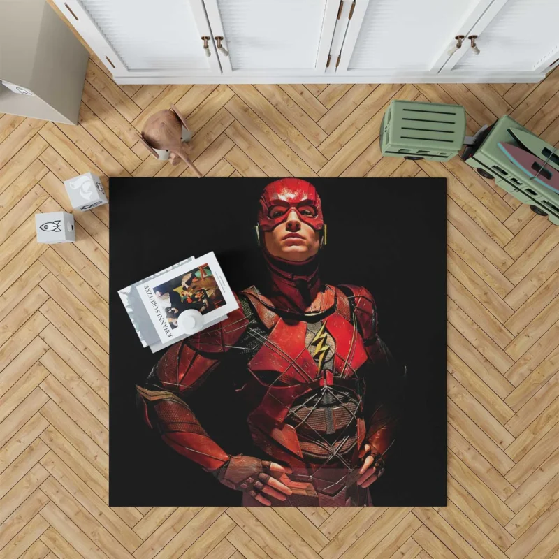 Justice League (2017): Ezra Miller as Flash Floor Rug