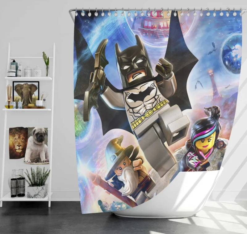 LEGO Dimensions: Join Batman in a Blockbuster Adventure Shower Curtain