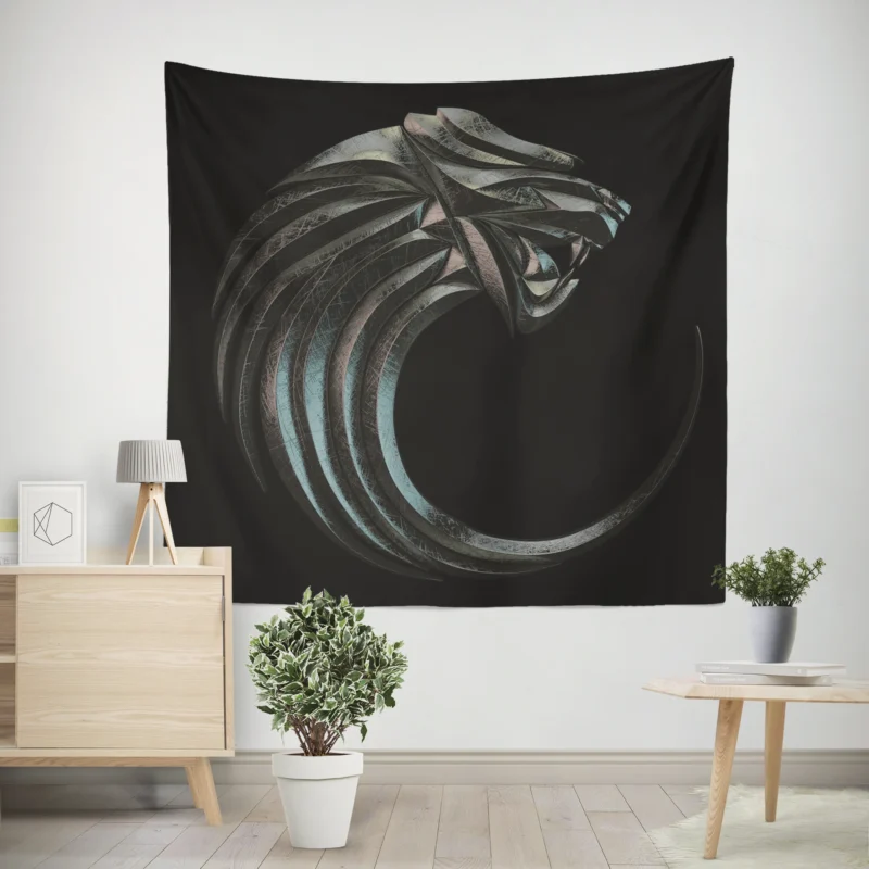 Man Made Wildcat: Superhuman Strength  Wall Tapestry