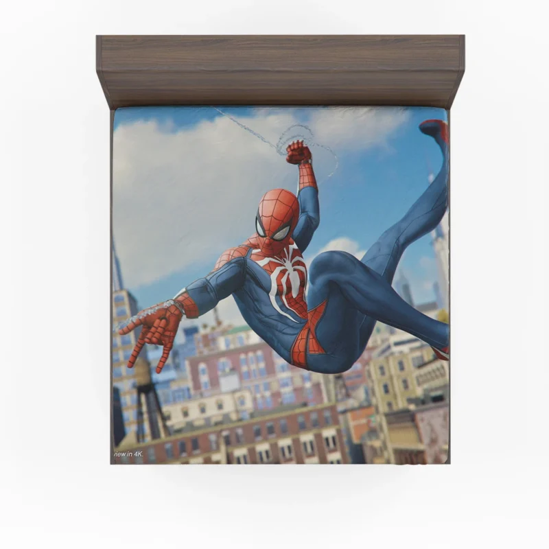 Marvel Spider-Man (PS4): Web-Slinging Action Fitted Sheet