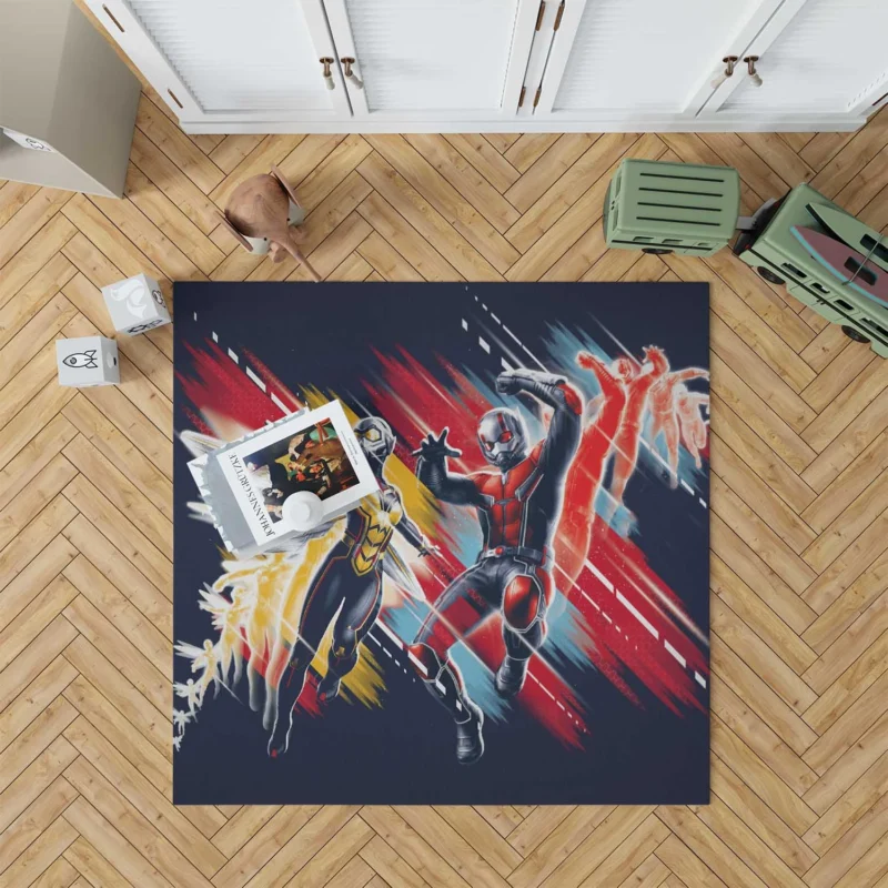 Marvel Wasp: Evangeline Lilly Superhero Journey Floor Rug