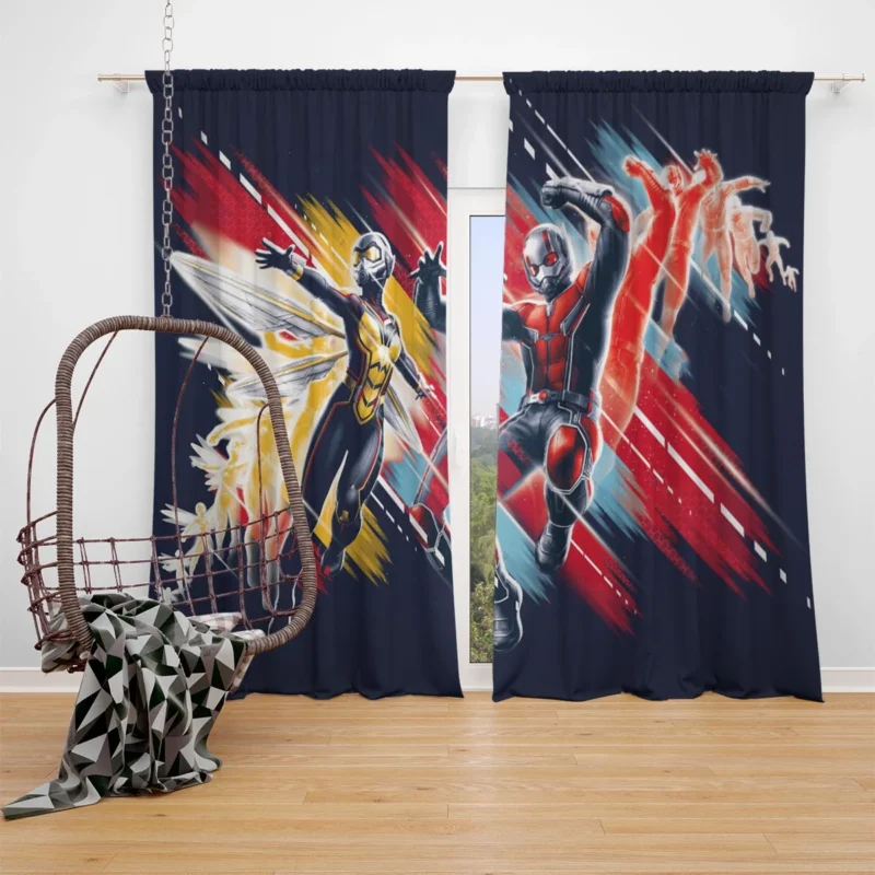 Marvel Wasp: Evangeline Lilly Superhero Journey Window Curtain