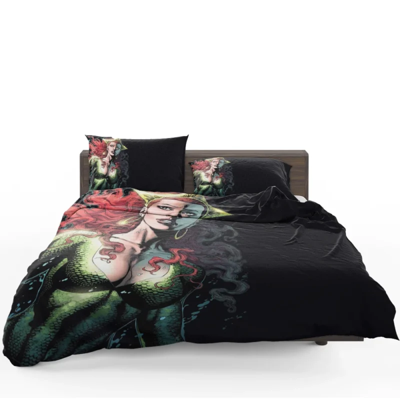 Mera (DC Comics) on New Earth: Explore in Comics Bedding Set