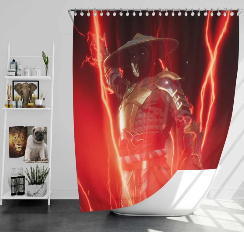 Mortal Kombat 11: Raiden Takes on New Challenges Shower Curtain