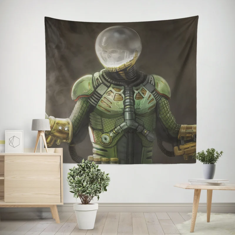 Mysterio in Comics: Explore the Enigmatic Villain  Wall Tapestry