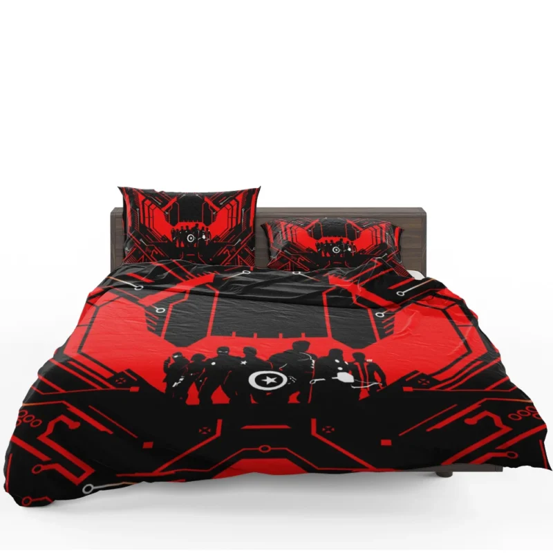 Nick Fury Leadership in Avengers: Age of Ultron Bedding Set