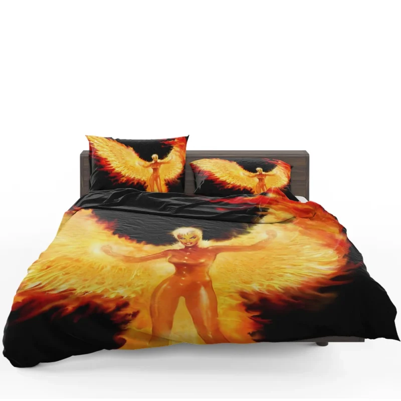 Rachel Summers and the Phoenix in Comics Bedding Set