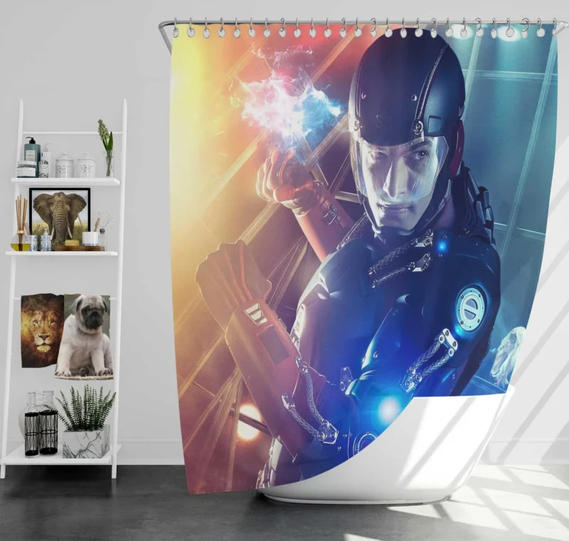 Ray Palmer as Atom in DC Legends Of Tomorrow Shower Curtain