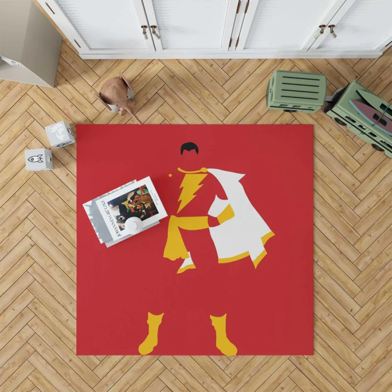 Shazam Comics: Exploring the World of Billy Batson Floor Rug